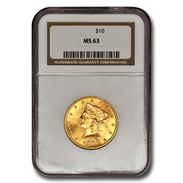 1894 $10 Liberty Gold Coin MS63.Buy Gold & Silver Strategically - BBB ...