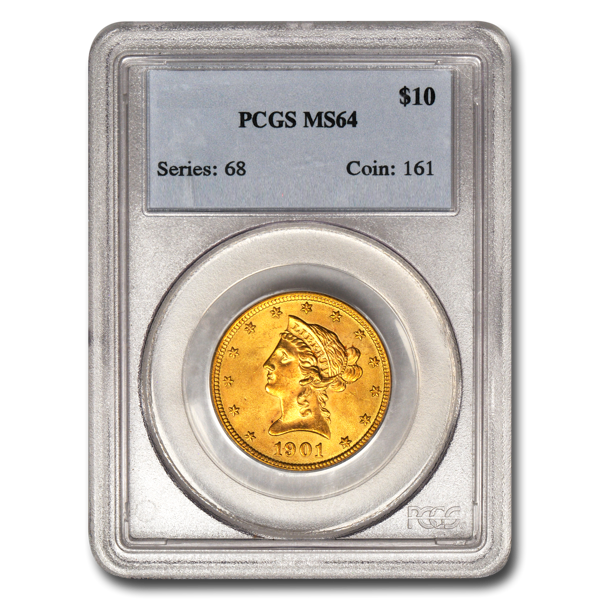 1901-S $10 Liberty Gold Coin MS64.Buy Gold & Silver Strategically - BBB ...