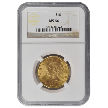 Picture of 1881S $10 Liberty Gold Coin MS66
