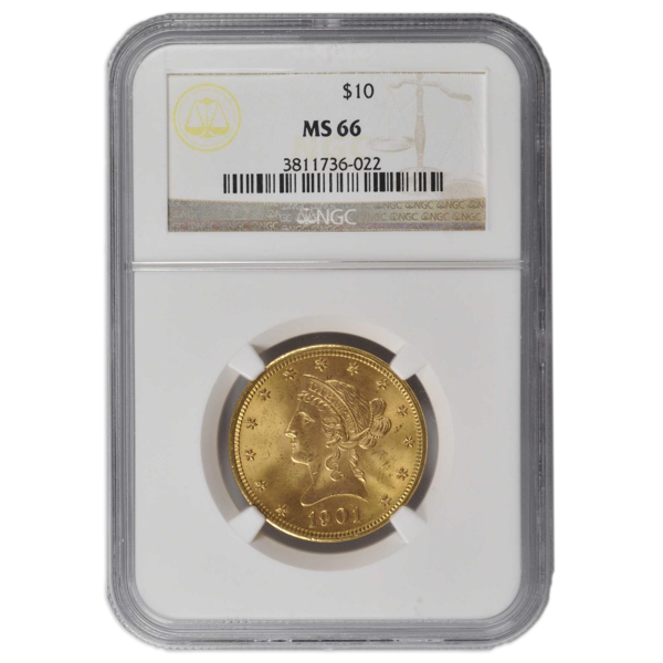Picture of 1907 $10 Liberty Gold Coin MS66