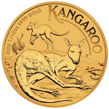 Picture of 2025 1/10 oz Australian Gold Kangaroo Coin (BU)