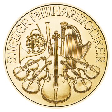 Picture of 2025 1/4 oz Austrian Gold Philharmonic Coin (BU)