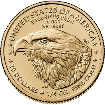 Picture of 2025 1/4 oz American Gold Eagle Coin (BU)