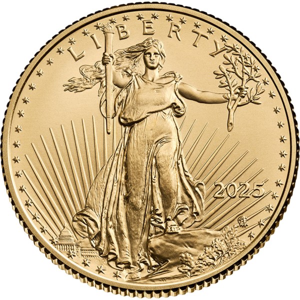 Picture of 2025 1 oz American Gold Eagle Coin (BU)